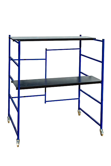 Подмости складные малярные многоярусные на колесах H160 Промышленник фото 1