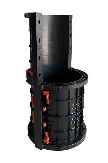 Пластиковая опалубка колонн GEOTUB Geoplast колонна круглая 3,0 м, диаметр 300 мм фото 2