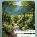 Сетка фасадная затеняющая Промышленник зеленая 30-35% 3х100 м фото 2