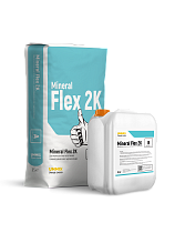 Купить Двухкомпонентная эластичная гидроизоляция Mineral Flex 2К (комплект 25кг + 10кг)