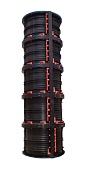 Купить Пластиковая опалубка колонн GEOTUB Geoplast колонна круглая 3,0 м, диаметр 800 мм