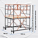 Вышка-тура TeaM ВСП 1.6х2.0, 2.8 м фото 3
