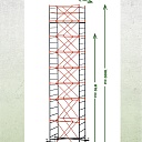Вышка-тура TeaM ВСП 1.2х2.0, 10.0 м фото 5