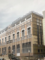 Фальшфасад / сетка с изображением на строительные леса Купить Фальшфасад / сетка с изображением на строительные леса