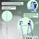 Лестница двухсекционная Alumet Ал 6215 фото 3